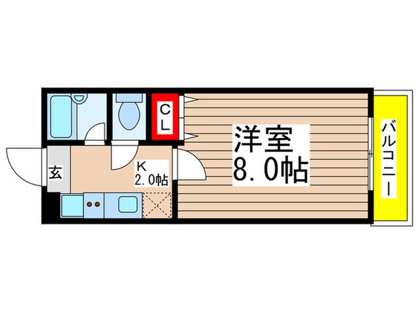 グランビスタ参番館の物件間取画像